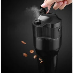 Rechargeable Portable Espresso Machine: Travel Portafilter Portable Coffee Machine Automatic Coffee Capsule Maker One Button Operation BPA Free For Travel, Home, Office -Kitchen Appliances Shop 95709756 4