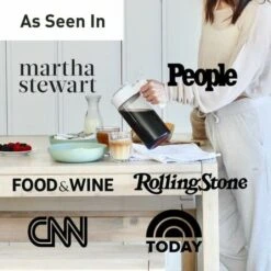 Coffee Maker - 44 Oz Iced Tea And Iced Coffee Maker With Glass Carafe, Filter, Funnel And Measuring Spoon Black -Kitchen Appliances Shop 96004311 5