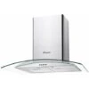 Candy CGM70NX 70cm Curved Glass Chimney Cooker Hood Stainless Steel -Kitchen Appliances Shop 96459568 1