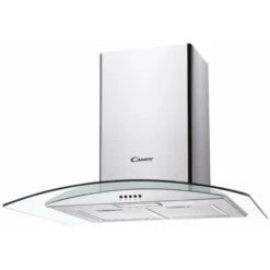Candy CGM70NX 70cm Curved Glass Chimney Cooker Hood Stainless Steel