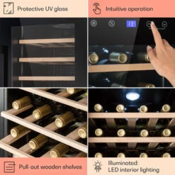 Klarstein Barossa 29 Uno Wine Refrigerator 1 Zone 88 Litres / 28 Bottles Touch Display 10 Klarstein Barossa 29 Uno Wine Refrigerator 1 Zone 88 Litres / 28 Bottles Touch Display -Kitchen Appliances Shop 96890184 5