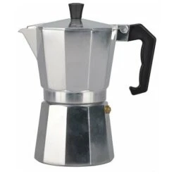 Aluminum Stovetop, Percolator Pot For Espresso, Mocha, Cuban Coffee, Cappuccino, Latte And More, Perfect For Camping, Strong, Long-Lasting, Silver, 1 Cup -Kitchen Appliances Shop 97100093 5