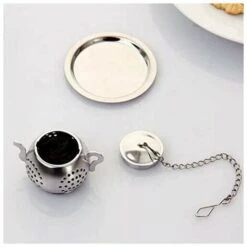 2Pcs Tea Infuser Teapot - Stainless Steel Infuser (Silver) 9 2Pcs Tea Infuser Teapot - Stainless Steel Infuser (Silver) -Kitchen Appliances Shop 97104719 3