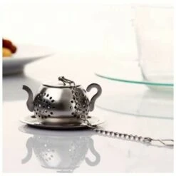 2Pcs Tea Infuser Teapot - Stainless Steel Infuser (Silver) 10 2Pcs Tea Infuser Teapot - Stainless Steel Infuser (Silver) -Kitchen Appliances Shop 97104719 4