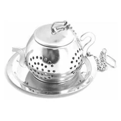 2Pcs Tea Infuser Teapot - Stainless Steel Infuser (Silver) 11 2Pcs Tea Infuser Teapot - Stainless Steel Infuser (Silver) -Kitchen Appliances Shop 97104719 5