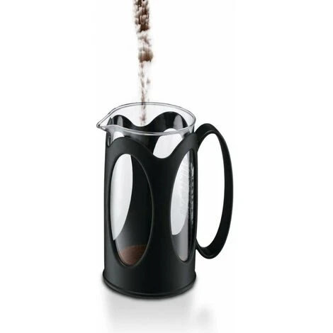 Coffee Maker, Borosilicate Glass - 3 Cups (0.35 L), Black 4 Coffee Maker, Borosilicate Glass - 3 Cups (0.35 L), Black - Image 2