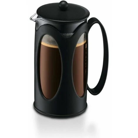 Coffee Maker, Borosilicate Glass - 3 Cups (0.35 L), Black 7 Coffee Maker, Borosilicate Glass - 3 Cups (0.35 L), Black - Image 5