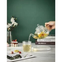 Glass Teapot With Pumpkin Design Infuser (Pumpkin Teapot 600ml) 10 Glass Teapot With Pumpkin Design Infuser (Pumpkin Teapot 600ml) -Kitchen Appliances Shop 97104862 4