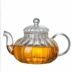 Glass Teapot With Pumpkin Design Infuser (Pumpkin Teapot 600ml) 11 Glass Teapot With Pumpkin Design Infuser (Pumpkin Teapot 600ml) -Kitchen Appliances Shop 97104862 5