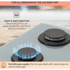 Klarstein Firetale Gas Hob 2-Burner Aluminium Burner Natural Gas/Propane Incl. Hose And Pressure Reducer -Kitchen Appliances Shop 97224695 5