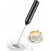Milk Frother, Stainless Steel & Aluminum Alloy Electric Milk Frother With 12000 RPM Super Powerful Motor For Coffees, Espressos, Lattes And Cappuccinos -Kitchen Appliances Shop 97452699 1