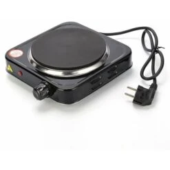 1000 W Hob, Black Ideal Kitchen Hob For Student Accommodation, In The Garden Or At The Campsite, Electric Hob With Infinitely Adjustable Thermostat -Kitchen Appliances Shop 97454416 4