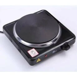 1000 W Hob, Black Ideal Kitchen Hob For Student Accommodation, In The Garden Or At The Campsite, Electric Hob With Infinitely Adjustable Thermostat -Kitchen Appliances Shop 97454416 5